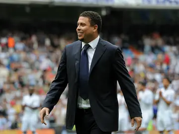 Ronaldo Nazario, en el Bernabéu Ronaldo Nazario, en el Bernabéu