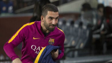 Arda Turan no entrena por una gastritis y es duda en Riazor