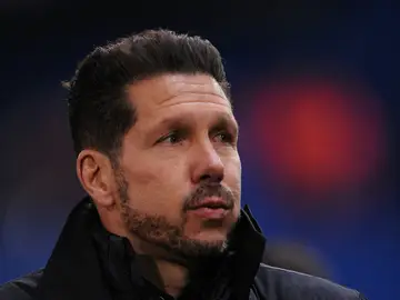 Diego Simeone resopla Diego Simeone resopla
