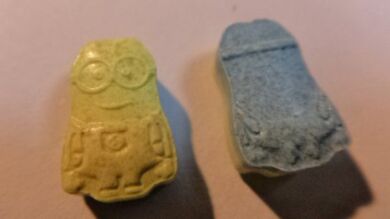 Camuflados más de 100 comprimidos de éxtasis en forma de 'Minions' en Chile