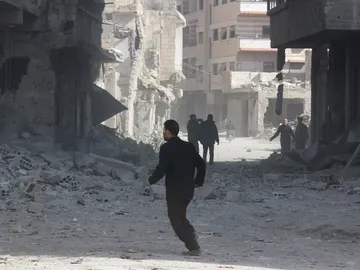 Siria, llena de escombros por la guerra Siria, llena de escombros por la guerra