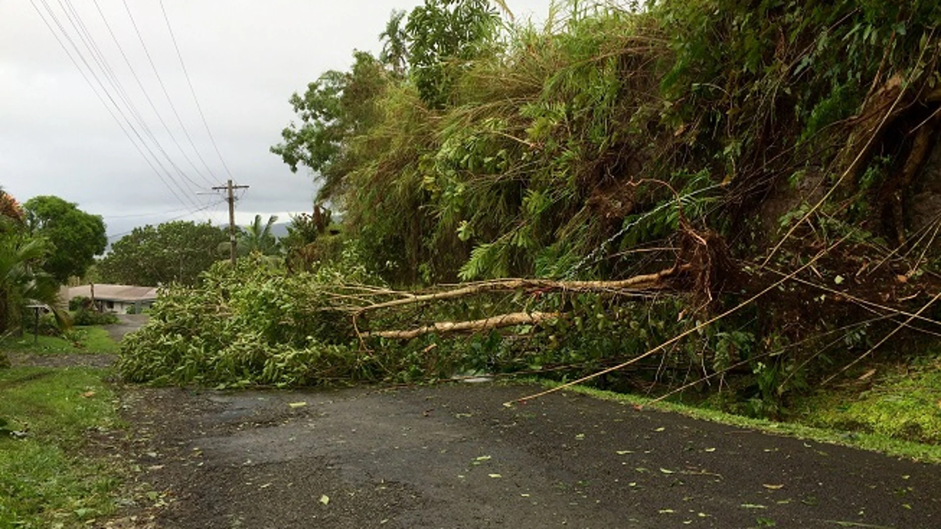 El ciclón Winston a su paso por Fiji El ciclón Winston a su paso por Fiji