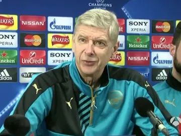 Arsene Wenger en rueda de prensa Arsene Wenger en rueda de prensa