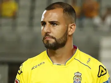Nauzet Alemán, jugador de la UD Las Palmas Nauzet Alemán, jugador de la UD Las Palmas