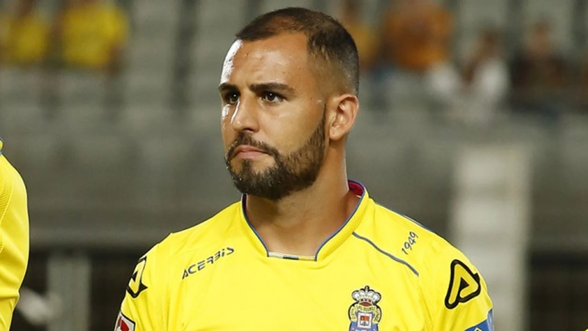 Nauzet Alemán, jugador de la UD Las Palmas Nauzet Alemán, jugador de la UD Las Palmas