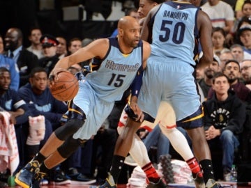 Carter, en acción ante los Raptors