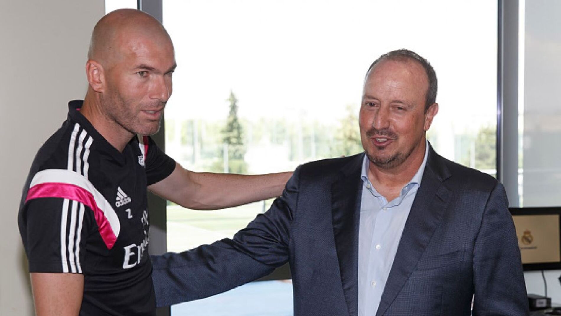 Zidane y Rafa Ben&iacute;tez