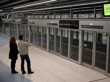 Imagen de archivo del Metro de Barcelona Imagen de archivo del Metro de Barcelona