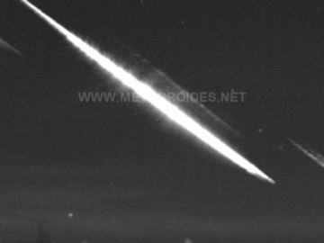 Meteorito registrado en el sur de España