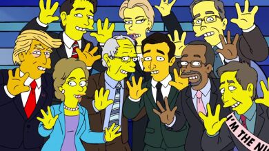 Debate entre Trump y Clinton, protagonista de la pesadilla de Marge Simpson