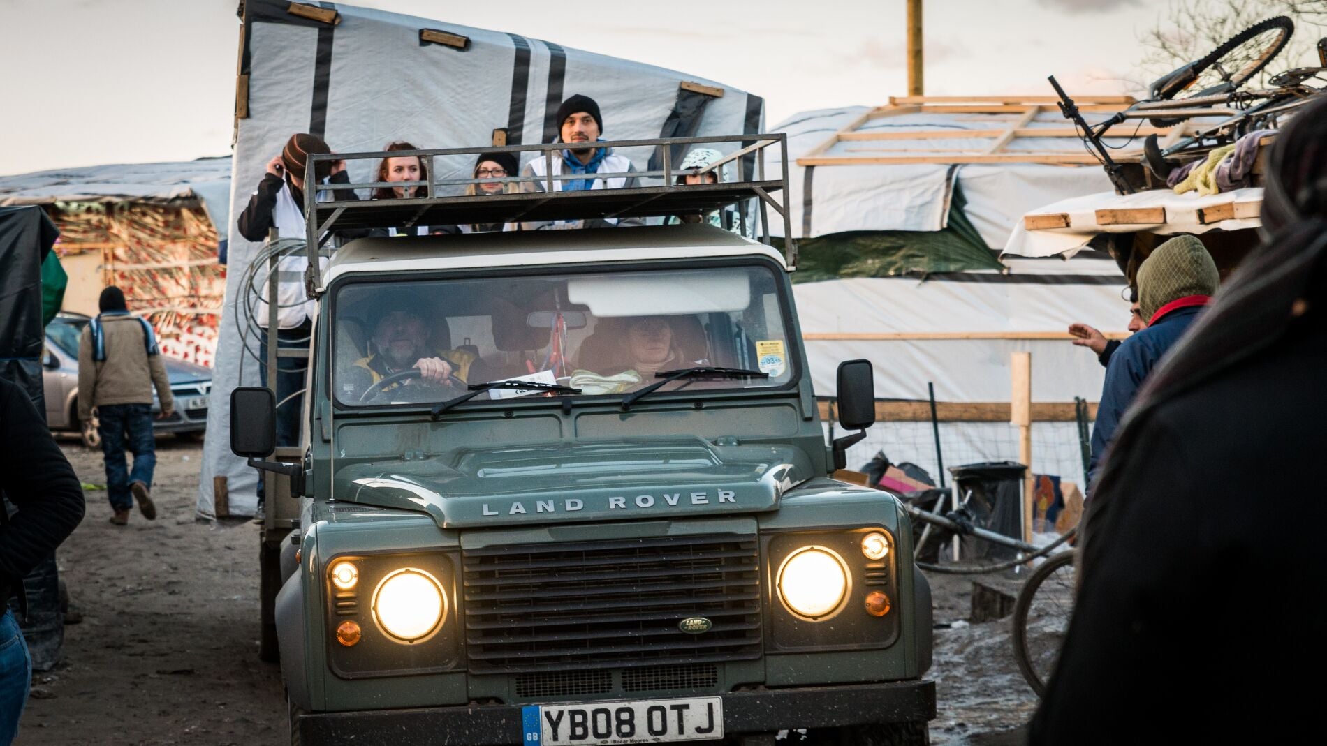 Refugiados en Calais