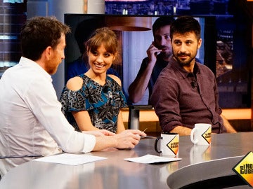 Michelle Jenner y Hugo Silva en 'El Hormiguero 3.0'