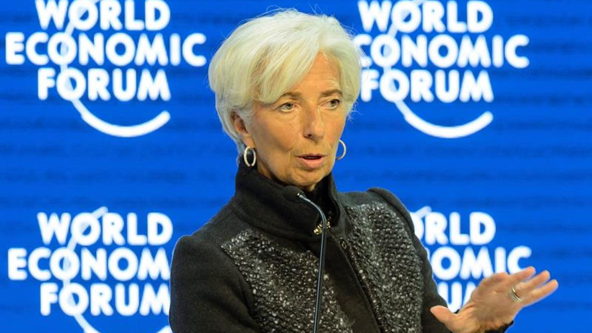 La directora gerente del FMI, Christine Lagarde