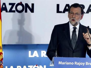 Rajoy durante su intervención en el Foro de La Razón