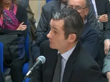 Iñaki Urdangarin, durante su declaración por el caso Nóos Iñaki Urdangarin, durante su declaración por el caso Nóos