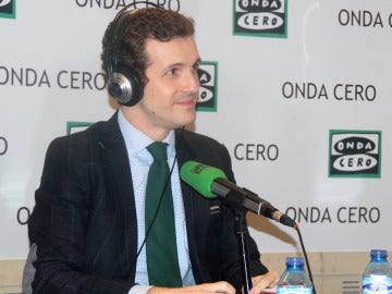 Pablo Casado, durante una entrevista en Onda Cero