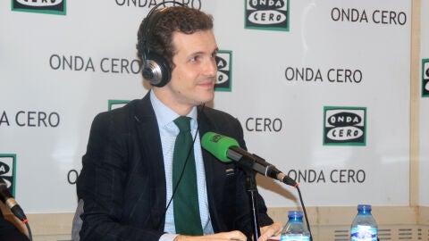 Pablo Casado, durante una entrevista en Onda Cero