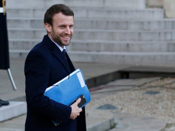 El ministro de Economía de Francia, Emmanuel Macron