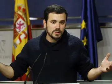 Alberto Garzón (Izquierda Unida), este viernes en el Congreso Alberto Garzón (Izquierda Unida), este viernes en el Congreso