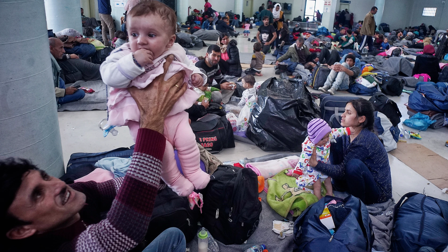 Refugiados en Atenas Refugiados en Atenas