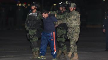 El Chapo tras su captura