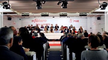 Vista del Comité Federal extraordinario del PSOE