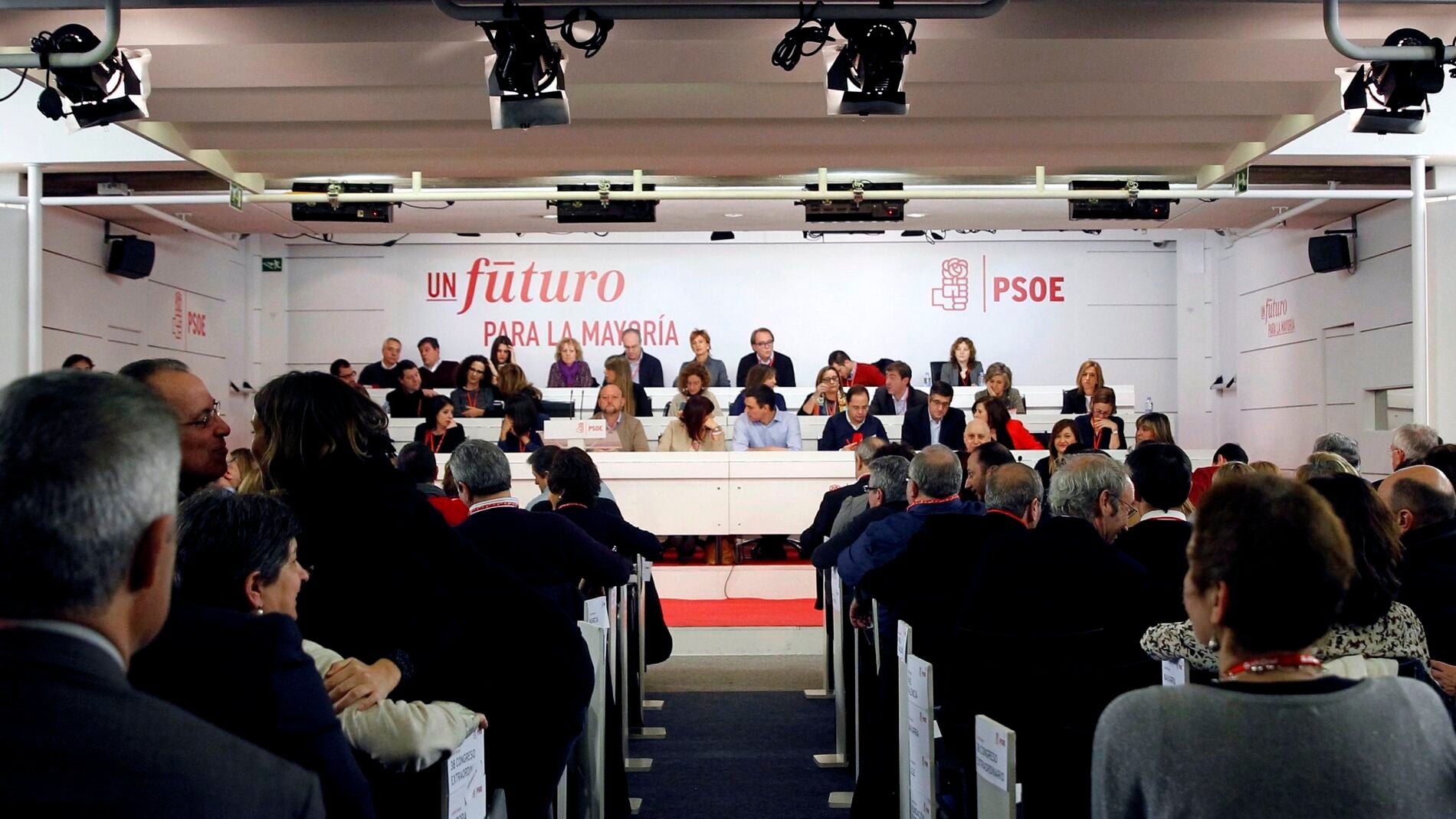 Vista del Comit&eacute; Federal extraordinario del PSOE