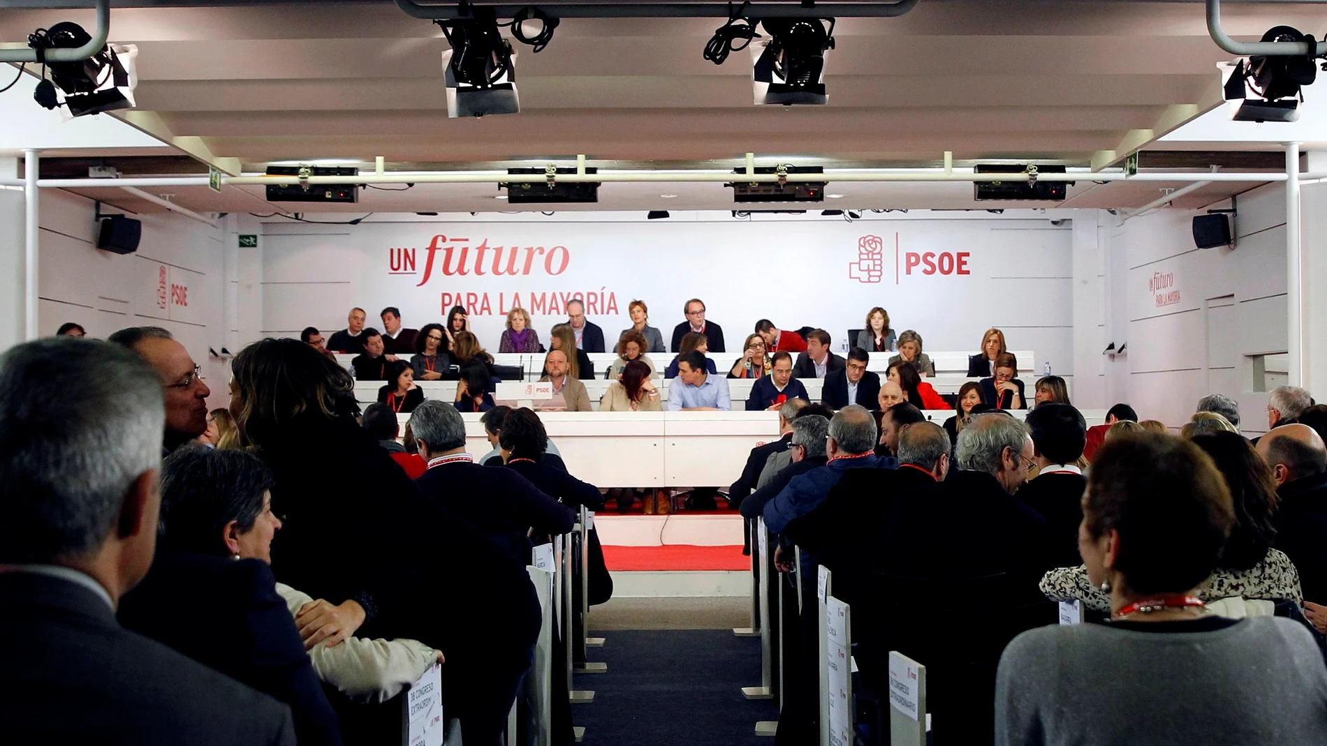 Vista del Comité Federal extraordinario del PSOE Vista del Comité Federal extraordinario del PSOE