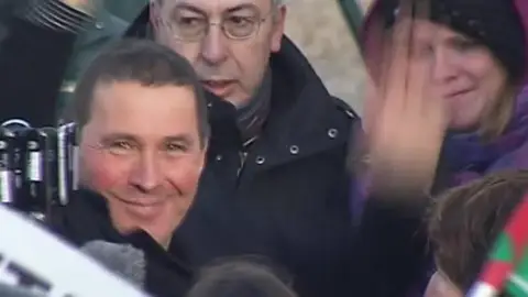 Arnaldo Otegi, tras salir de prisión Arnaldo Otegi, tras salir de prisión