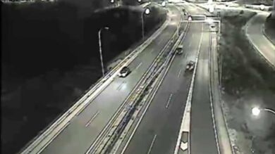 Un anciano circula 8 kilómetros en sentido contrario por una autovía de Málaga