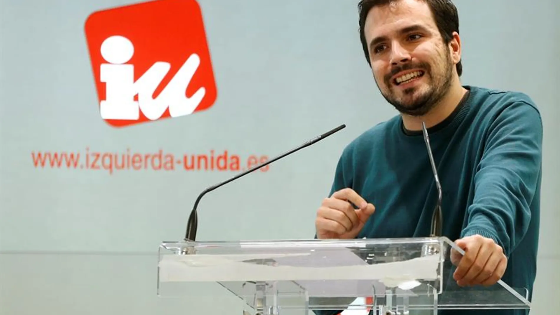 El líder de Izquierda Unida, Alberto Garzón El líder de Izquierda Unida, Alberto Garzón