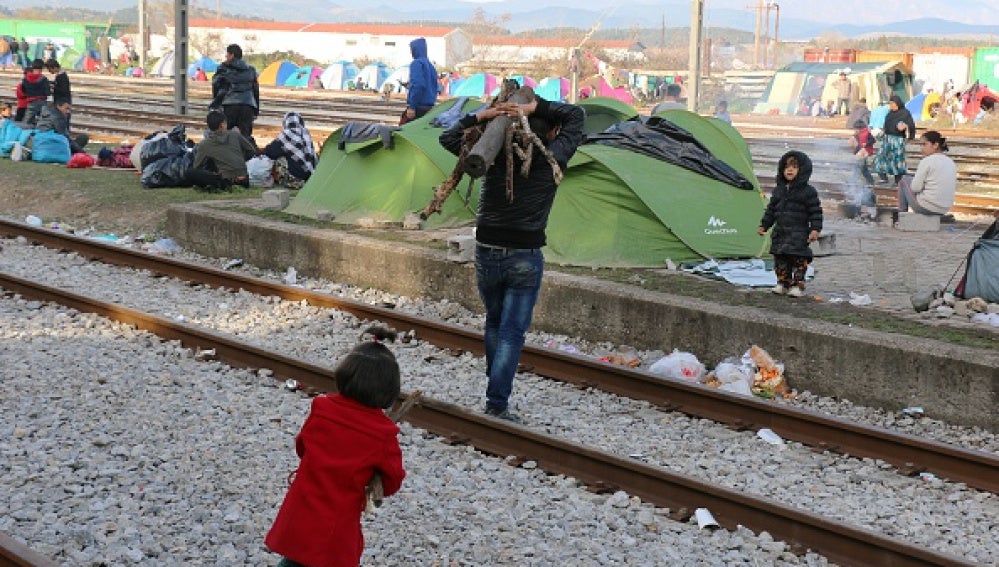 Refugiados en Grecia