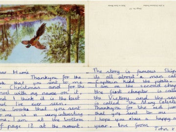 La primera carta de John Lennon