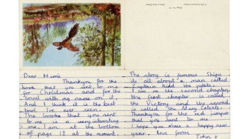 La primera carta de John Lennon