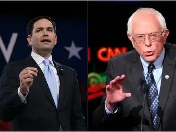 Marco Rubio y Bernie Sanders Marco Rubio y Bernie Sanders