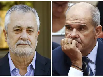 Los expresidentes de la Junta, José Antonio Griñán y Manuel Chaves Los expresidentes de la Junta, José Antonio Griñán y Manuel Chaves