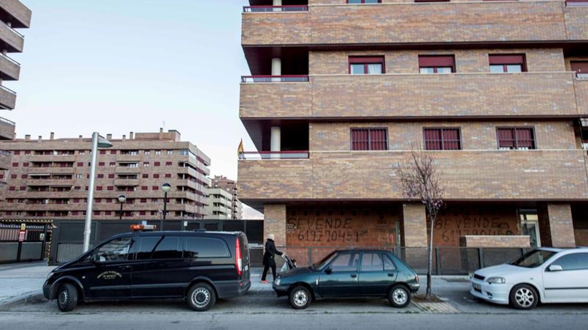 Vista de las inmediaciones de la vivienda en la que el beb&eacute; fue hallado muerto