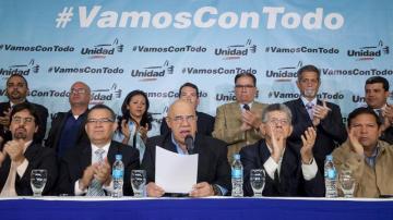 La coalición política de oposición venezolana Mesa de Unidad Democrática