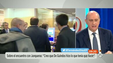 Fernández Díaz, sobre el encuentro entre Junqueras y De Guindos: 