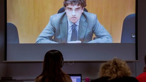 Luis Tejeiro durante su declaraci&oacute;n en el juicio por el caso N&oacute;os