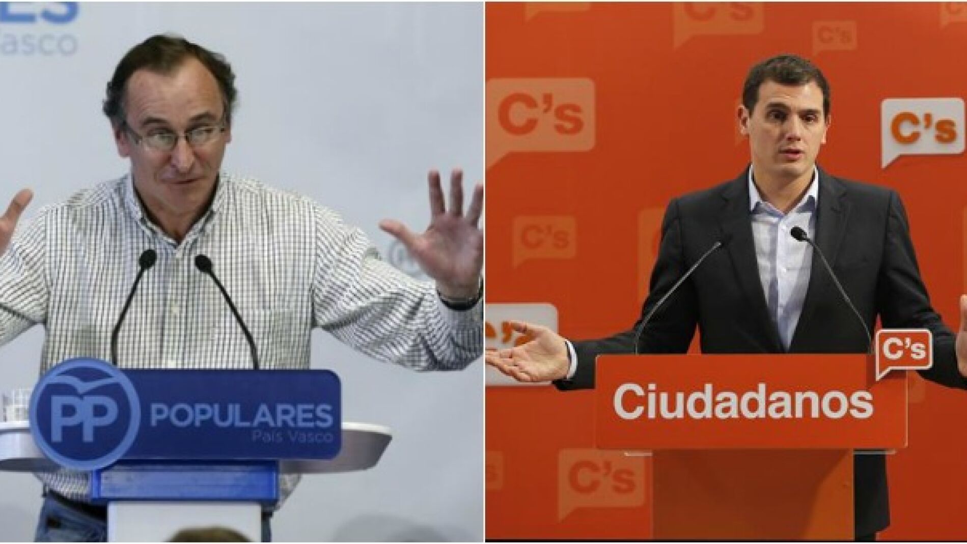 Alfonso Alonso y Albert Rivera