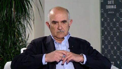 Alberto Garre, expresidente de Murcia, durante una entrevista en Espejo P&uacute;blico