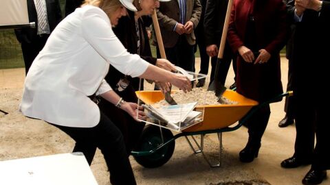 F&aacute;tima B&aacute;&ntilde;ez y Ana Pastor en un acto en Vigo
