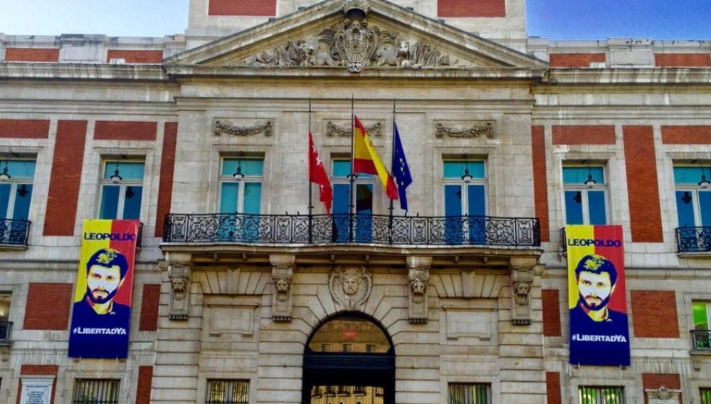 Fachada de la Presidencia de la Comunidad de Madrid