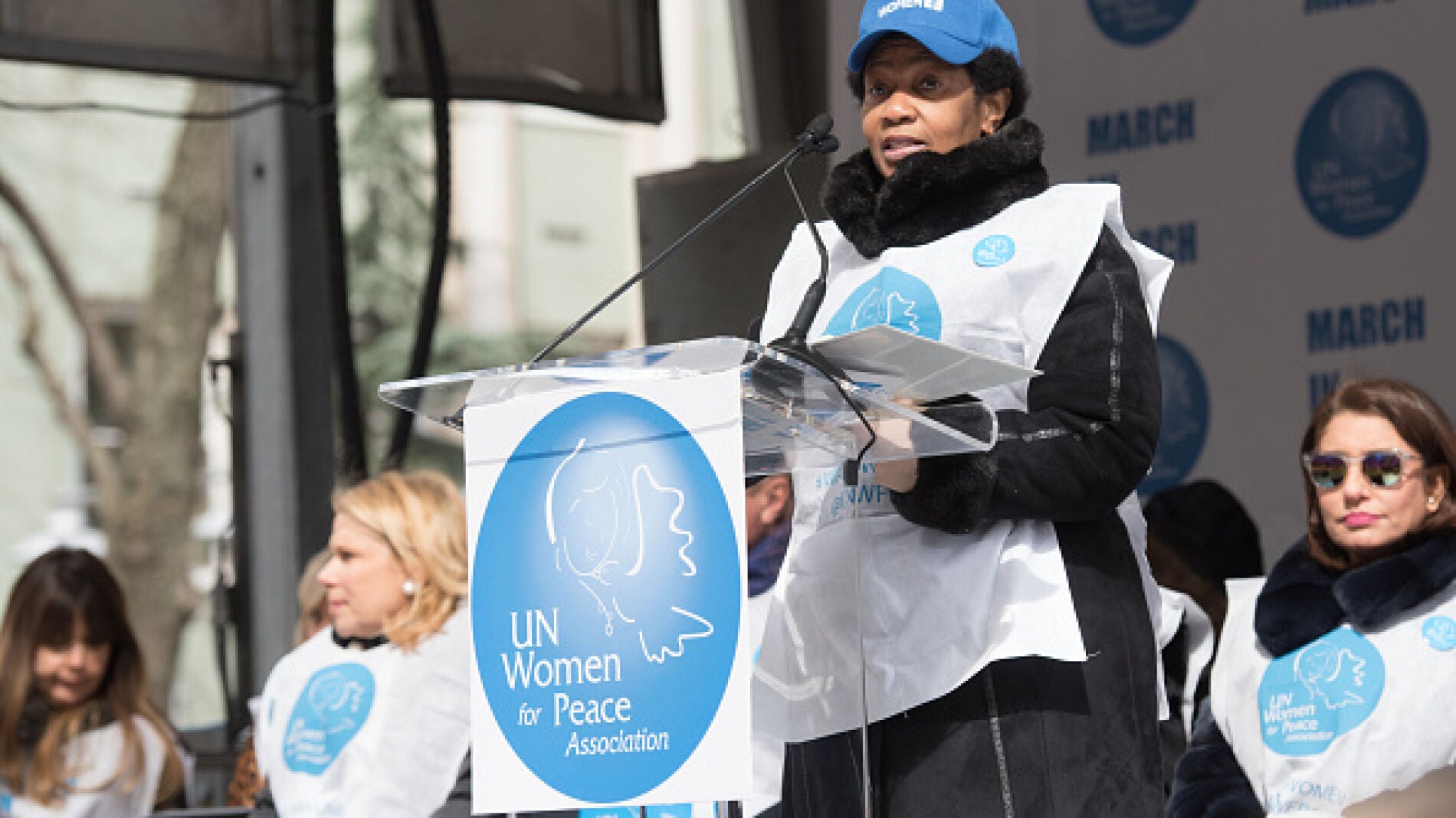 La directora ejecutiva de la ONU mujer, Phumzile Mlambo-Ngcuka