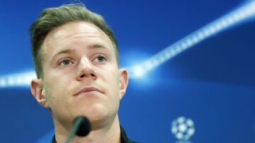 Ter Stegen, en rueda de prensa