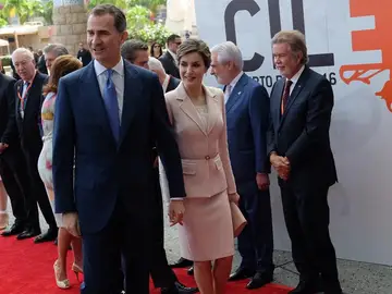 Felipe VI y Letizia visitan por primera vez Puerto Rico como reyes de España Felipe VI y Letizia visitan por primera vez Puerto Rico como reyes de España
