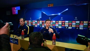 Luis Enrique, en rueda de prensa