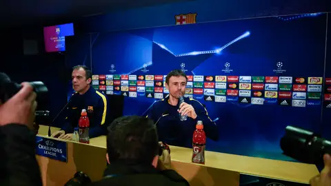Luis Enrique, en rueda de prensa Luis Enrique, en rueda de prensa