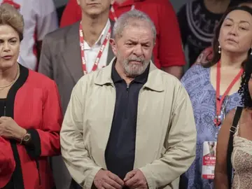 La expresidenta brasileña, Dilma Rousseff y el expresidente Luiz Inácio Lula da Silva La expresidenta brasileña, Dilma Rousseff y el expresidente Luiz Inácio Lula da Silva